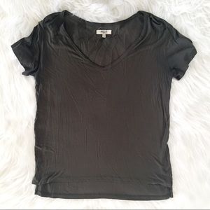 Madewell Dark Brown Tissue Tee